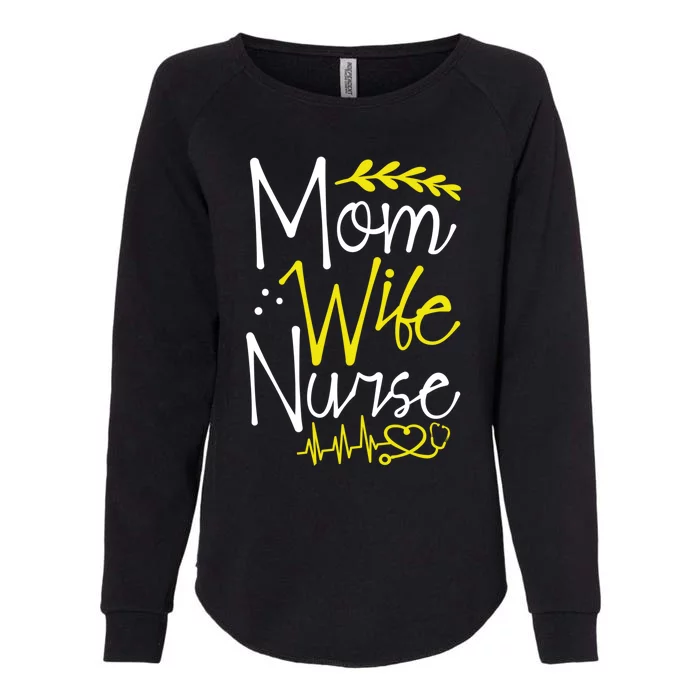 Mom Wife Nurse Gift Womens California Wash Sweatshirt