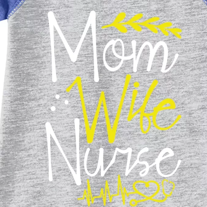 Mom Wife Nurse Gift Infant Baby Jersey Bodysuit