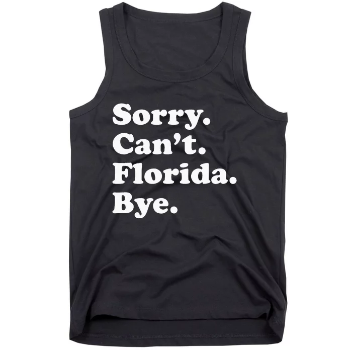 Men Women Or Funny Florida Tank Top