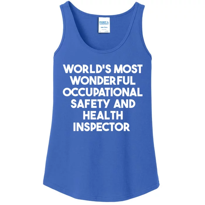 Most Wonderful Occupational Safety And Health Inspector Meaningful Gift Ladies Essential Tank