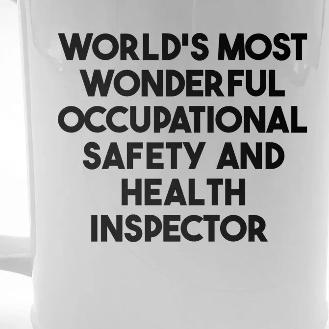 Most Wonderful Occupational Safety And Health Inspector Meaningful Gift Front & Back Beer Stein