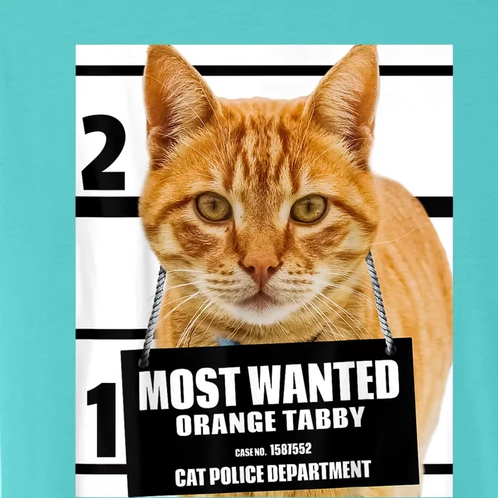 Most Wanted Orange Tabby Cat T Feline S ChromaSoft Performance T-Shirt