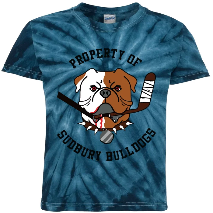 Men Women Property Of Sudbury Bulldog Kids Tie-Dye T-Shirt