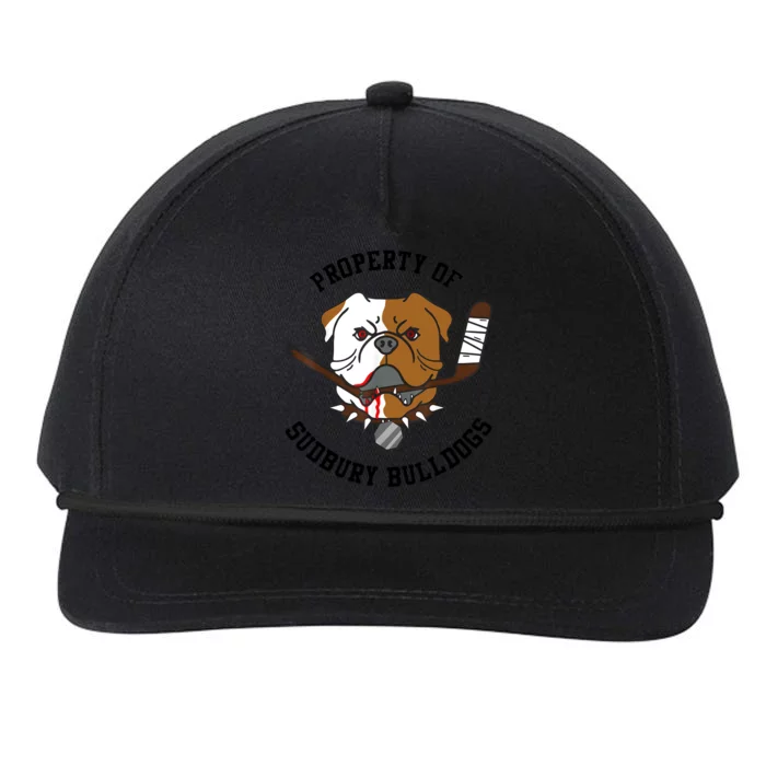 Men Women Property Of Sudbury Bulldog Funny Snapback Five-Panel Rope Hat