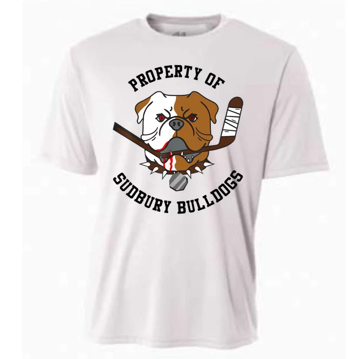 Men Women Property Of Sudbury Bulldog Funny Cooling Performance Crew T-Shirt