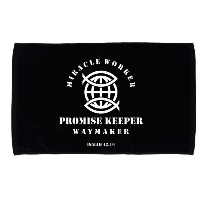 Miracle Worker Promise Keeper Waymaker Microfiber Hand Towel