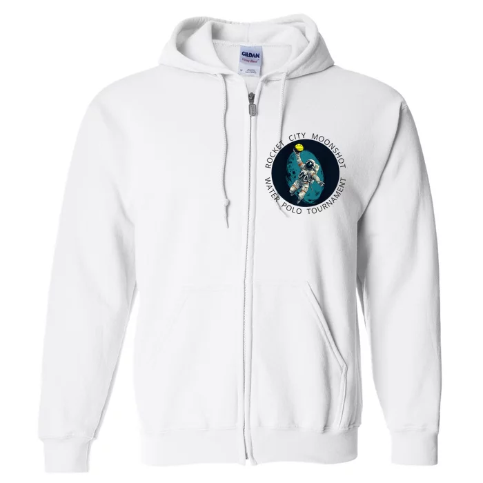 Moonshot Water Polo Tournament Full Zip Hoodie