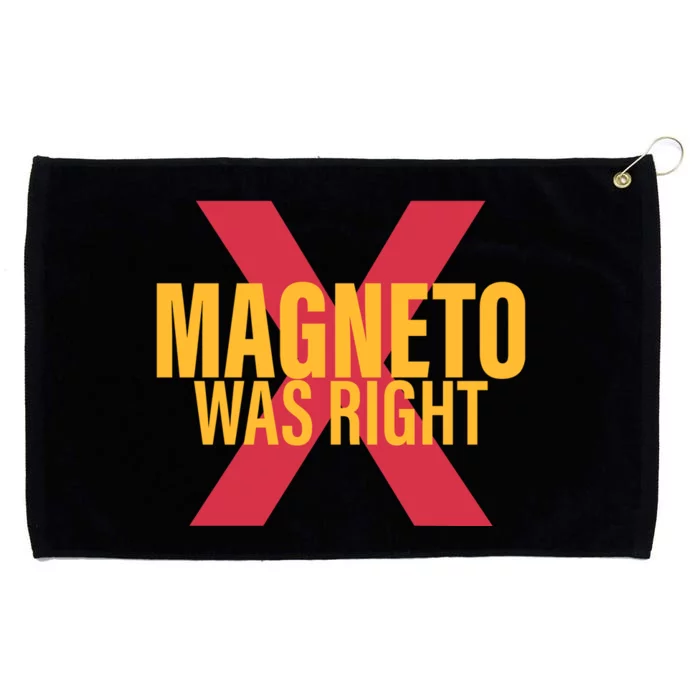 Magneto Was Right Powerful Mutant Grommeted Golf Towel