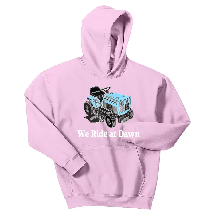 Mens We Ride At Dawn | Father's Day | Dad Gift | Grandfather Kids Hoodie