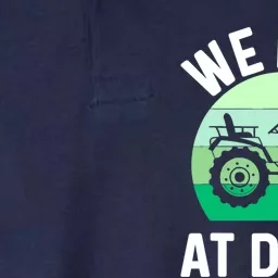 Mens We Ride At Dawn Lawnmower Shirt Lawn Mowing Dad Yard Work Softstyle Adult Sport Polo