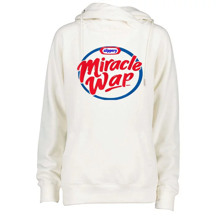 MIRACLE WAP RAP SONG LYRIC MEME TEE Womens Funnel Neck Pullover Hood