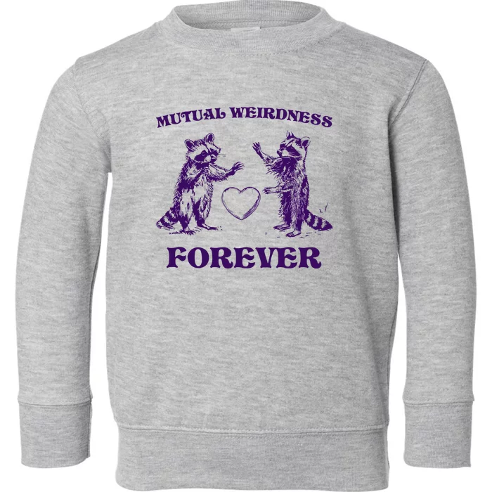 Mutual Weirdness Retro Toddler Sweatshirt