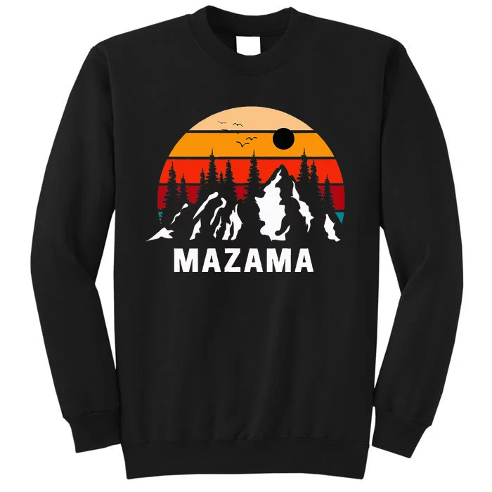 Mazama Washington Retro Mountains Pacific Northwest Sweatshirt