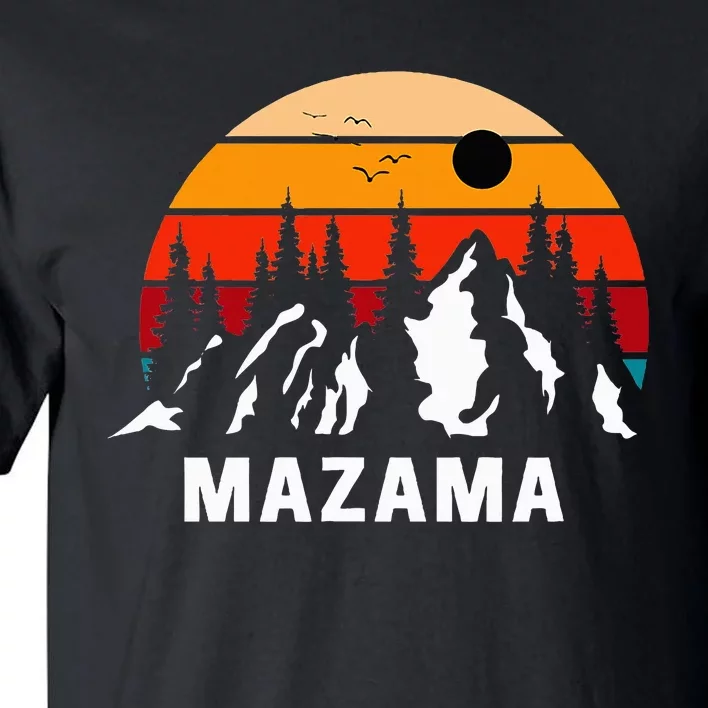 Mazama Washington Retro Mountains Pacific Northwest Tall T-Shirt