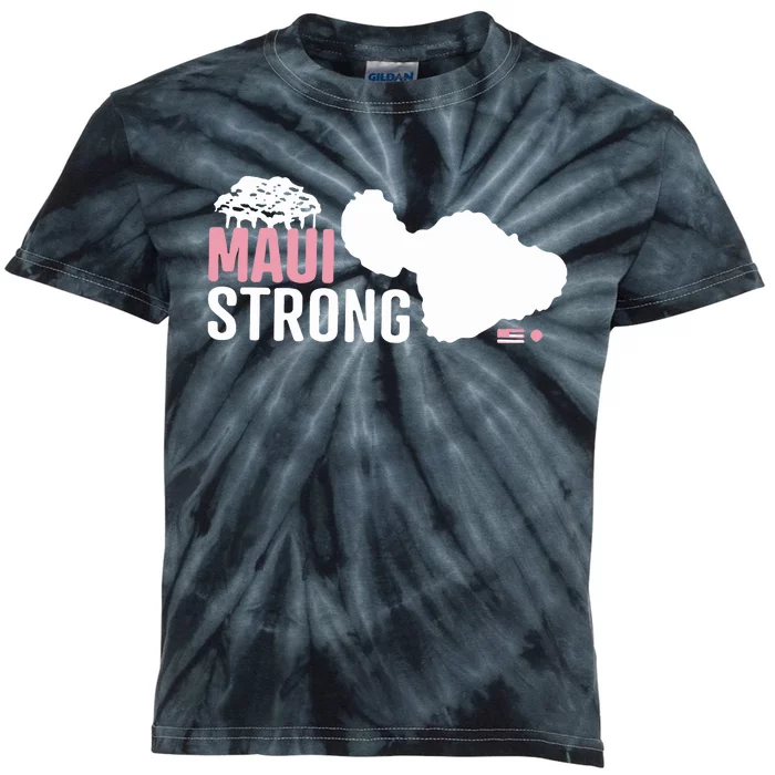 Maui Wildfire Relief All Profits Will Be Donated Maui Strong Kids Tie-Dye T-Shirt