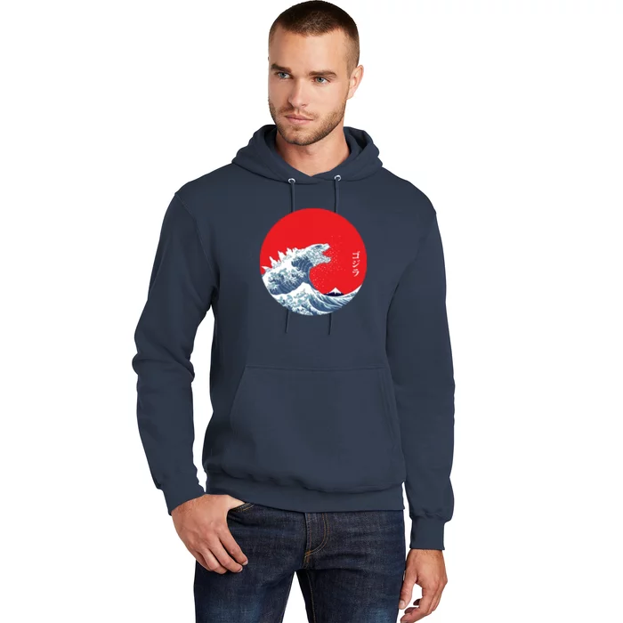 Monster Wave Retro Vintage Classic Japanese Art Hoodie