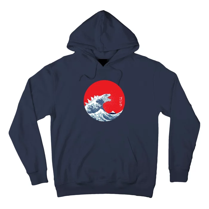 Monster Wave Retro Vintage Classic Japanese Art Hoodie