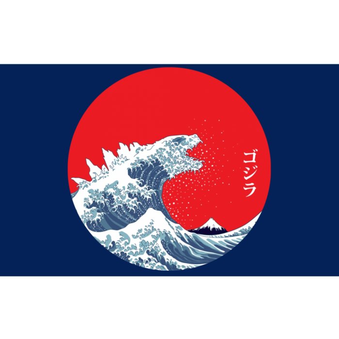 Monster Wave Retro Vintage Classic Japanese Art Bumper Sticker