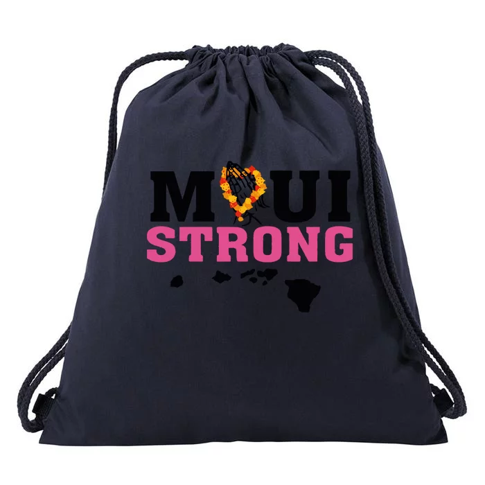 Maui Wildfire Relief All Profits Will Be Donated Drawstring Bag