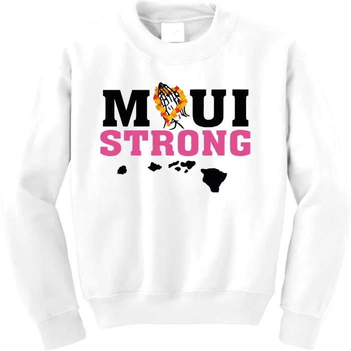 Maui Wildfire Relief All Profits Will Be Donated Kids Sweatshirt