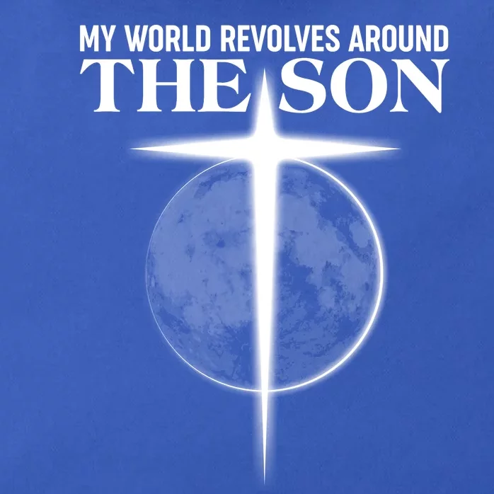 My World Revolves Around The Son Zip Tote Bag