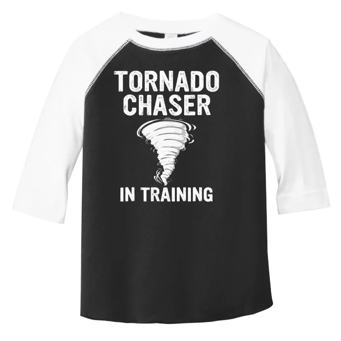 Meteorologist Weather Storm Tornado Chaser In Training Toddler Fine Jersey T-Shirt