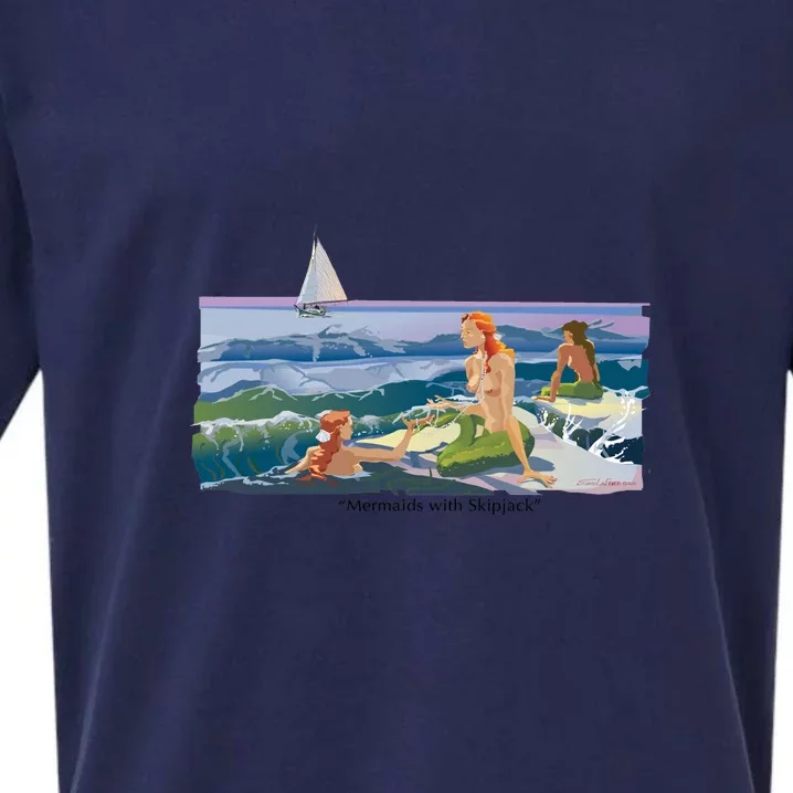 Mermaids With Skipjack Sueded Cloud Jersey T-Shirt