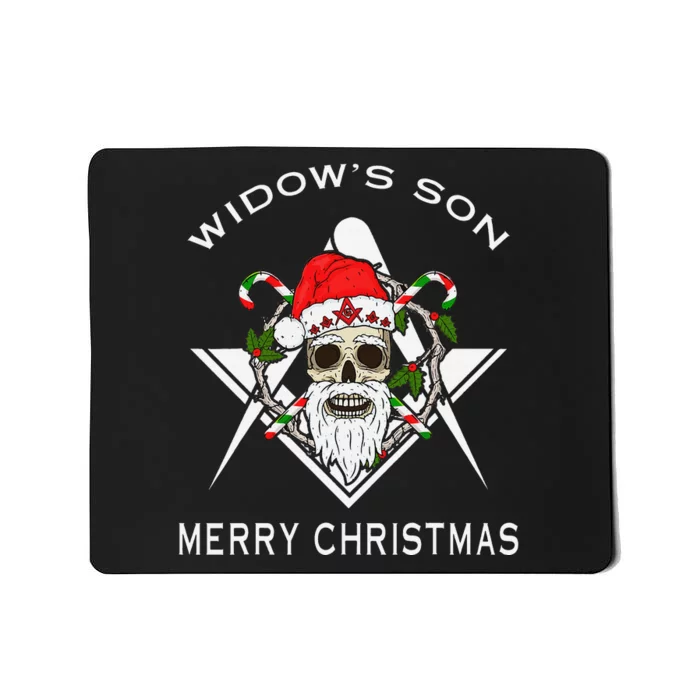 Masonic Widow's Son Mason Merry Christmas And New Year Gift Mousepad