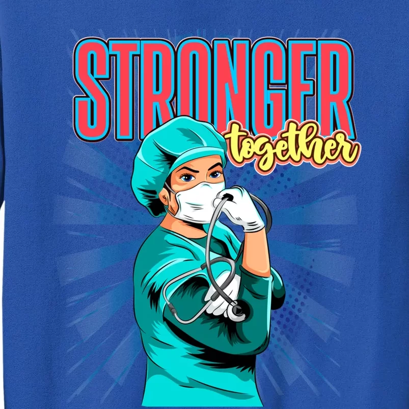 Medical Worker Super Hero Nurse Rosie The Riveter Great Gift Sweatshirt