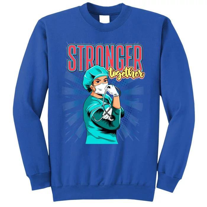 Medical Worker Super Hero Nurse Rosie The Riveter Great Gift Sweatshirt