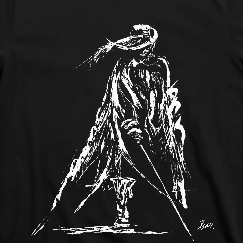 Musketeer With Sword And Coat T-Shirt