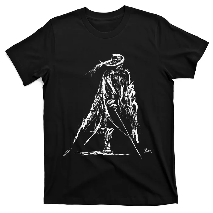 Musketeer With Sword And Coat T-Shirt