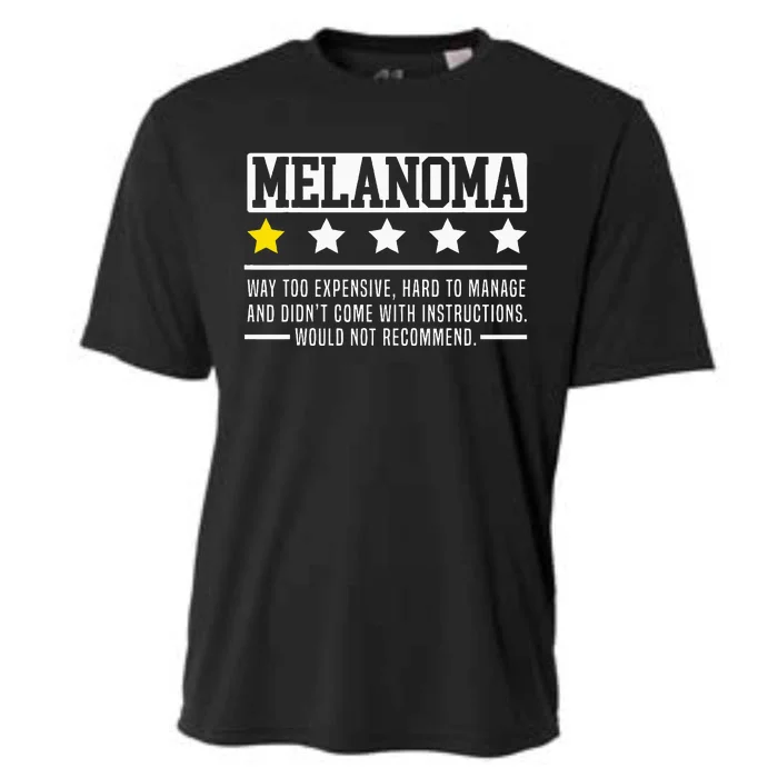 Melanoma Warrior Skin Cancer Melanoma Awareness Cooling Performance Crew T-Shirt