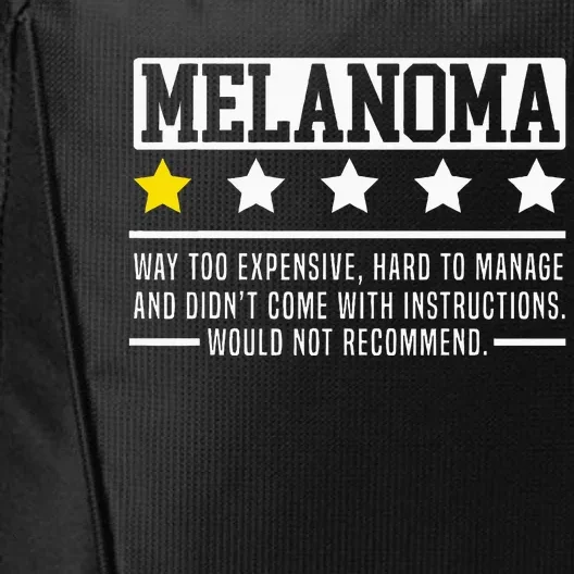 Melanoma Warrior Skin Cancer Melanoma Awareness City Backpack