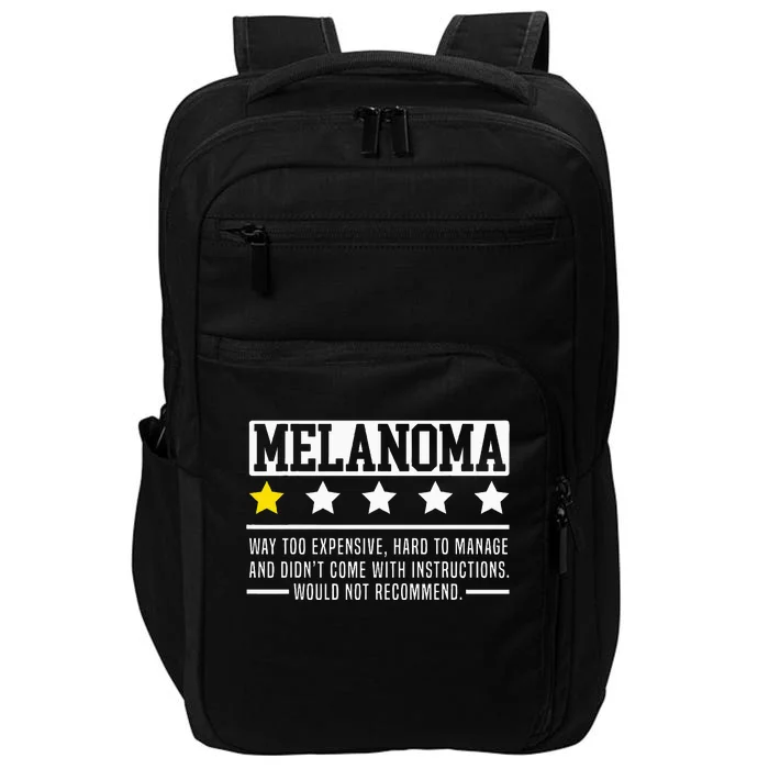 Melanoma Warrior Skin Cancer Melanoma Awareness Impact Tech Backpack