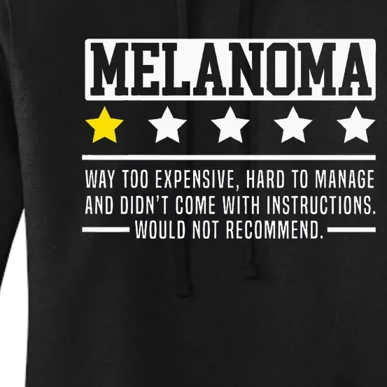 Melanoma Warrior Skin Cancer Melanoma Awareness Women's Pullover Hoodie