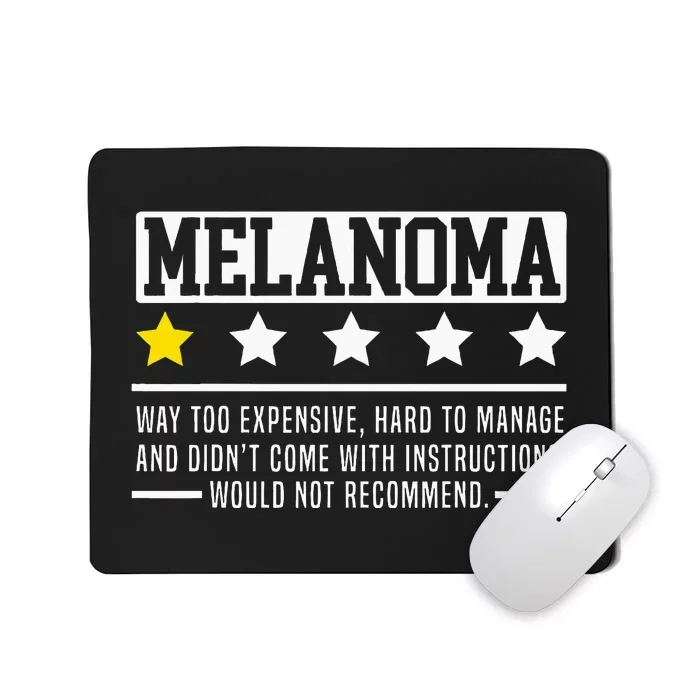 Melanoma Warrior Skin Cancer Melanoma Awareness Mousepad