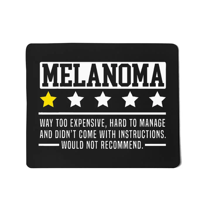 Melanoma Warrior Skin Cancer Melanoma Awareness Mousepad