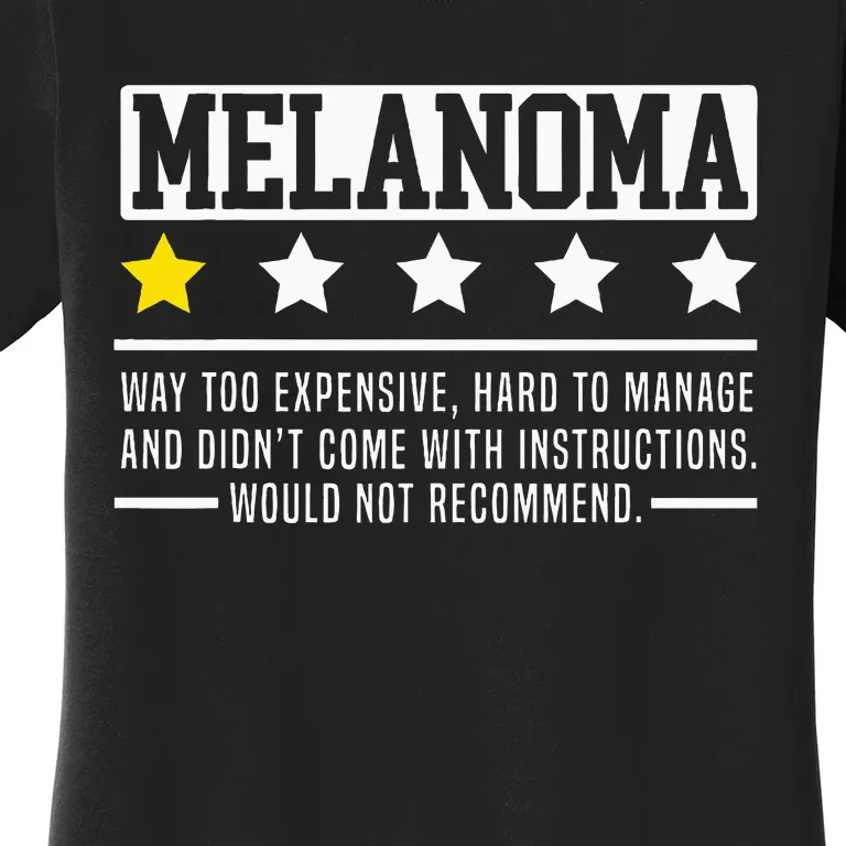 Melanoma Warrior Skin Cancer Melanoma Awareness Women's T-Shirt