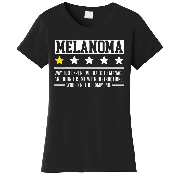 Melanoma Warrior Skin Cancer Melanoma Awareness Women's T-Shirt