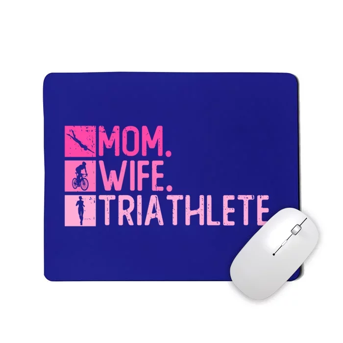 Mom Wife Triathlete Gift Triathlon Training Triathlete Meaningful Gift Mousepad