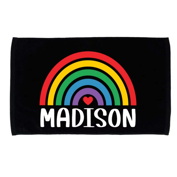 Madison Wisconsin Travel I Love Madison Usa Gift Microfiber Hand Towel