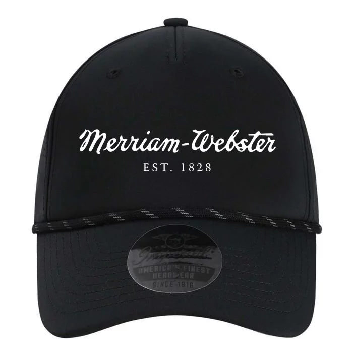 Merriam Webster Vintage Logo Performance The Dyno Cap