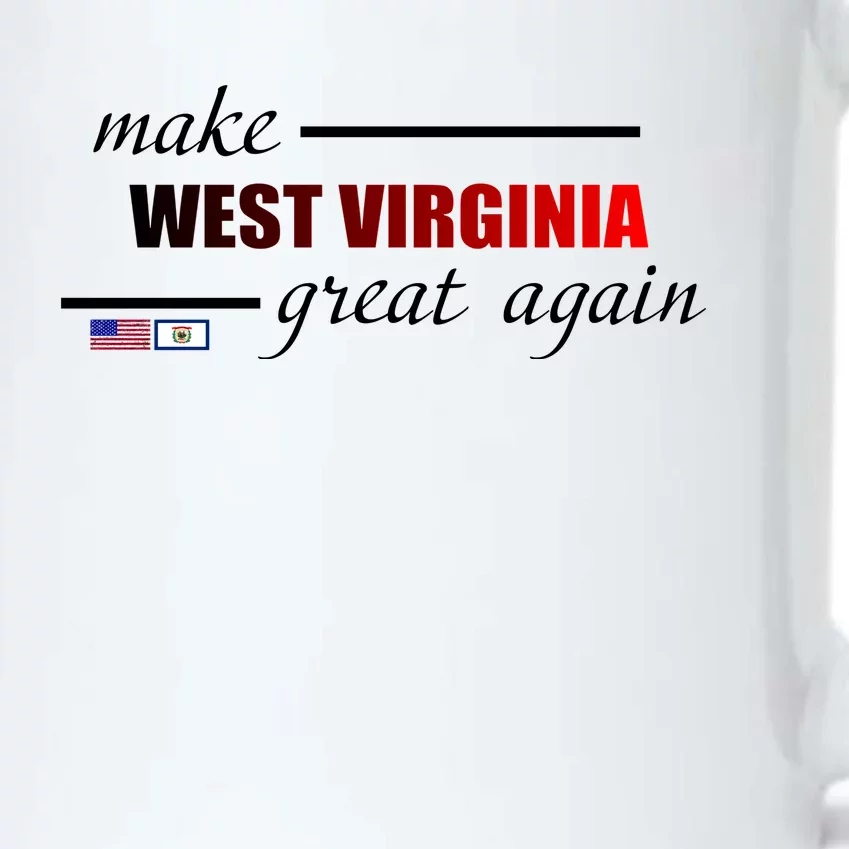 Make West Virginia Great Again Black Color Changing Mug