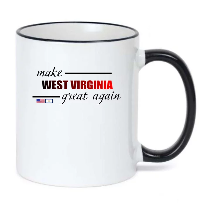 Make West Virginia Great Again Black Color Changing Mug