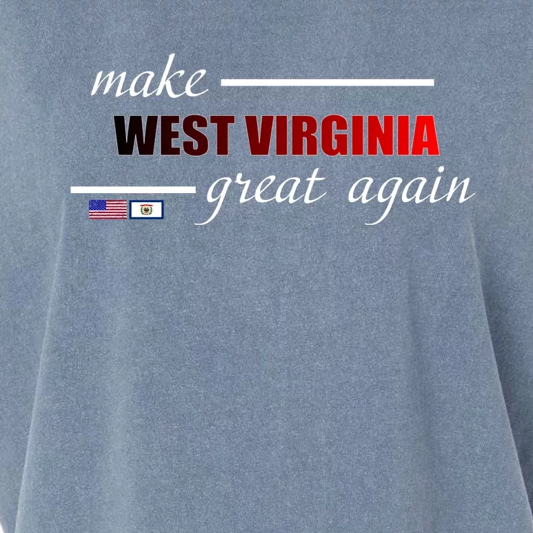 Make West Virginia Great Again Garment-Dyed Women's Muscle Tee