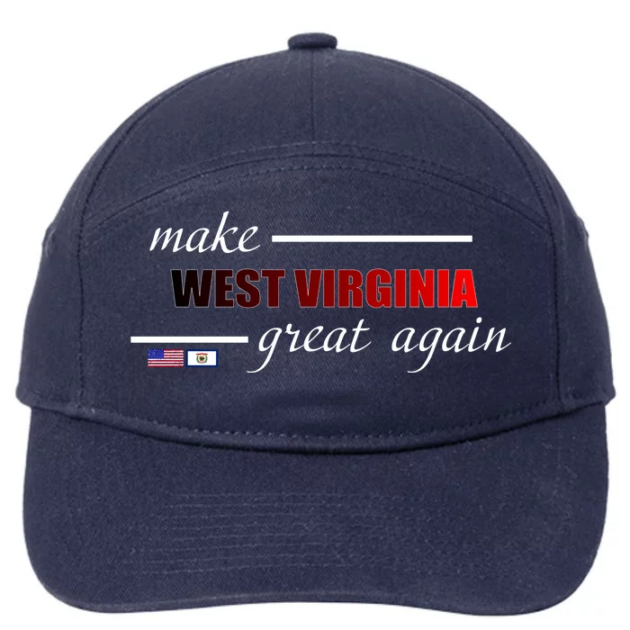 Make West Virginia Great Again 7-Panel Snapback Hat