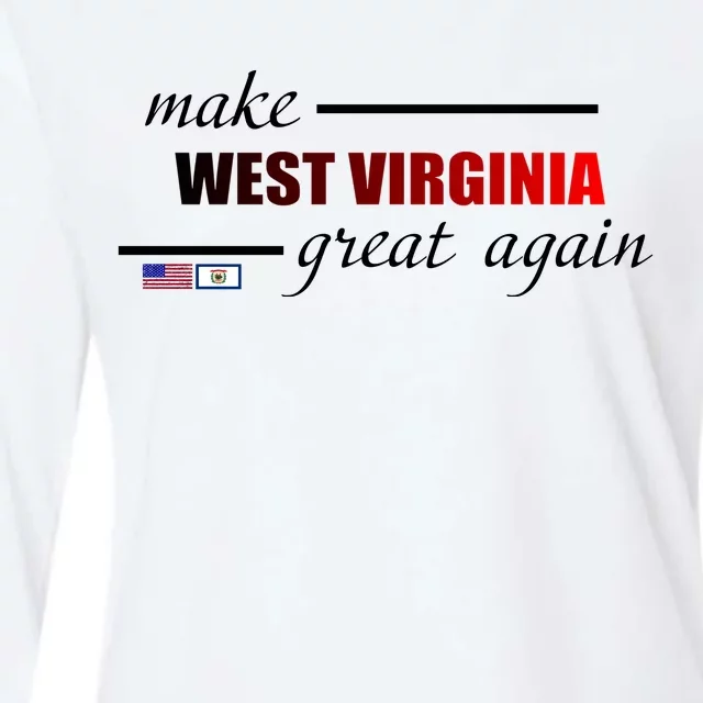 Make West Virginia Great Again Womens Cotton Relaxed Long Sleeve T-Shirt