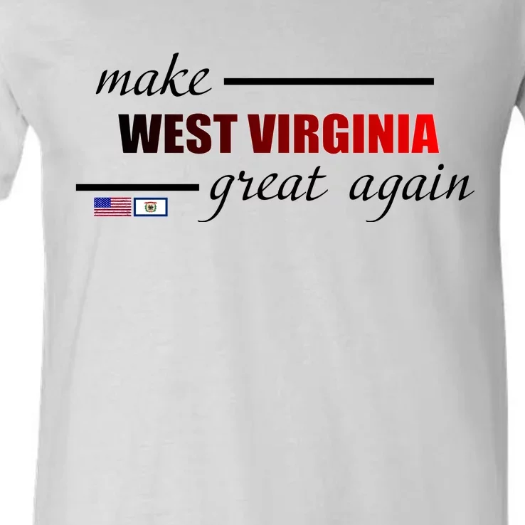 Make West Virginia Great Again V-Neck T-Shirt