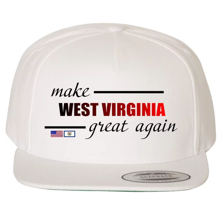 Make West Virginia Great Again Wool Snapback Cap